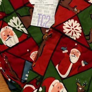 BNWT LuLaRoe vintage holiday leggings TC2